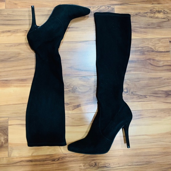 Stuart Weitzman Jefe Suede Boot - Picture 2 of 14